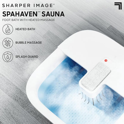 Sharper Image SpaHaven Sooth Foot Bath with Heated Massage