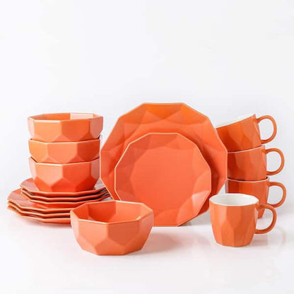 Stone Lain Jamie Porcelain Dinnerware Set 16 Piece Pack of 16