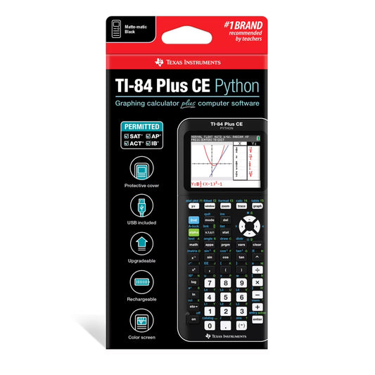 Texas Instruments TI-84 Plus CE Python Graphing Calculator