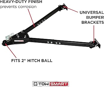 TowSmart Adjustable Tow Bar 760 - Universal Fit