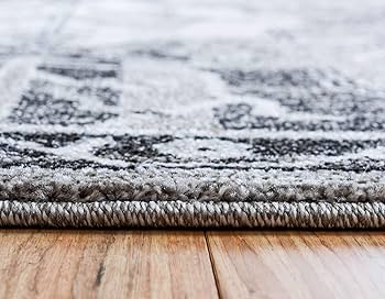 Unique Loom Vintage Black Rug