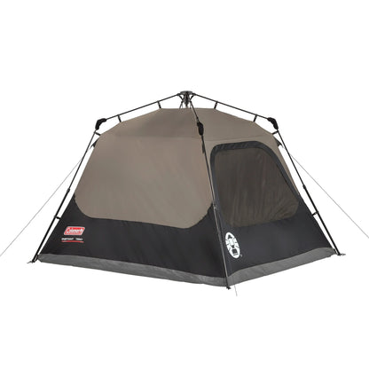 Coleman 4-Person Cabin Camping Tent with Instant Setup, 1 Room, Gray
