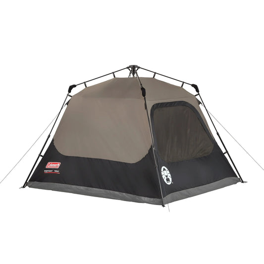 Coleman 4-Person Cabin Camping Tent with Instant Setup, 1 Room, Gray