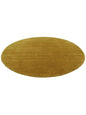 Arrel Speckled Wool-Blend Rug Round 6 ft - Gold