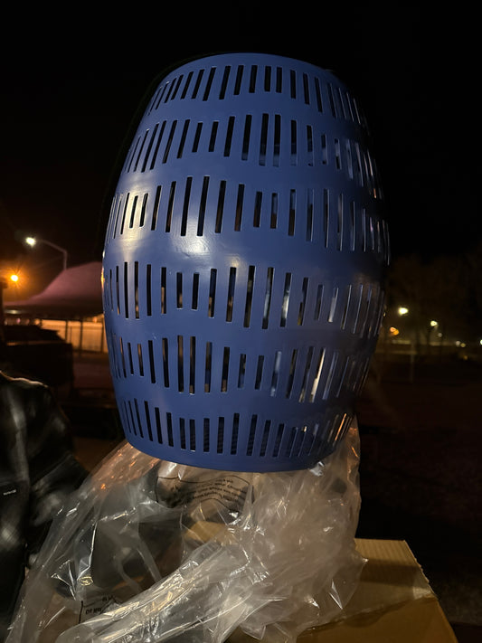 Blue Ventilated Plastic Basket