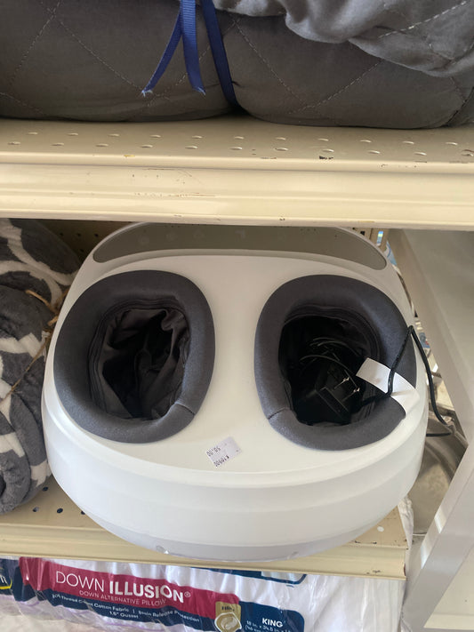 USED-Sharper Image Shiatsu Foot Massager - White