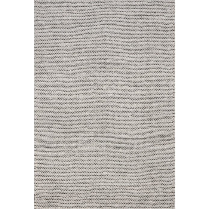 nuLoom Penelope Braided Wool Area Rug 8 x 10 Grey