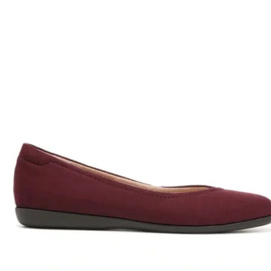 Annies Vivienne Ballet Flat In Cabernet - Size 8.5