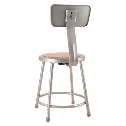 NPS 18" Backrest Science Lab Stool