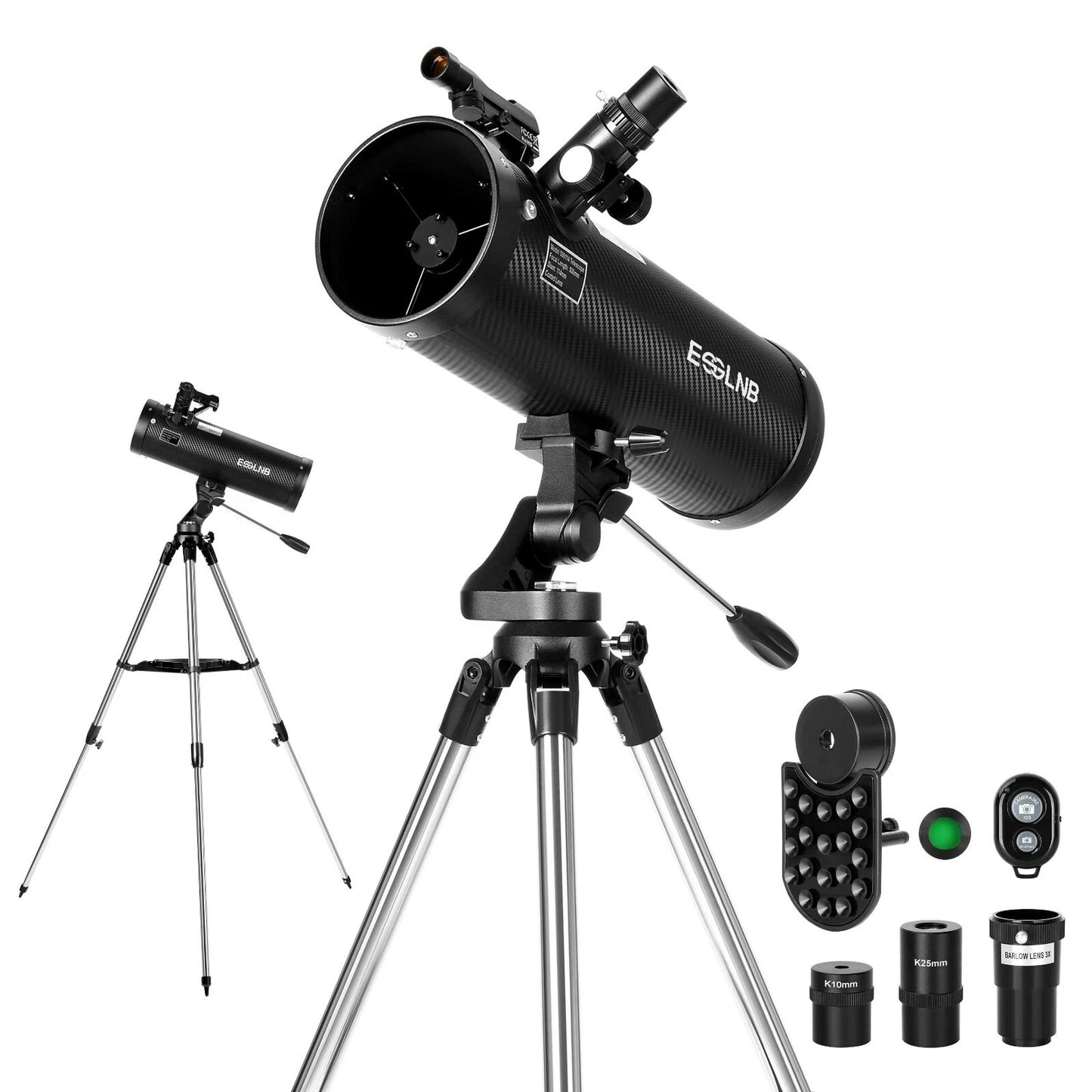 ESS Reflector Telescope Astronomical 500114AZ 150X for Adult Beginner Gift