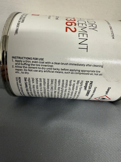 REMA TIP TOP Quick Dry Patch DT-7362 Cement Tire Repair Adhesive 8 oz.