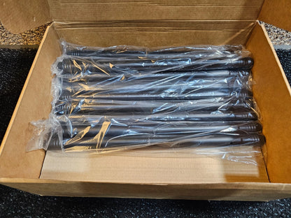 4 Pack, 7ft  Heavy Duty Metal String Light Poles Adjustable Outdoor Lighting Stand for Patio,Backyard,Garden,Party & Wedding Rustproof & Sturdy with Hooks