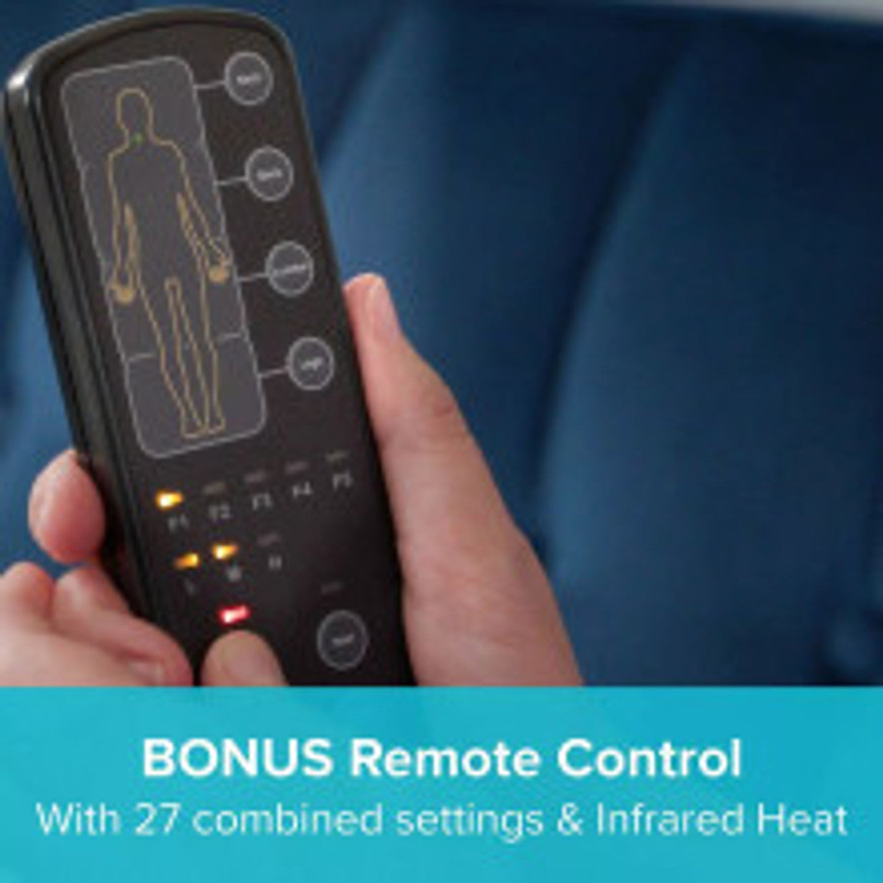 EZWell Remedy Vibration With heat and Shiatsu massage system