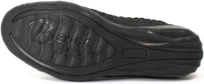 Bernie Mev Catwalk Ballet Flat Black, Size 35 (Box 2)